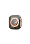 Mey Import ®   Watch 49mm Legend Glass Case Screen Protector - Black-Gold - 3