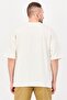 Men Crew Neck Short Sleeve Graphic Print T-Shirt, Beige - 2