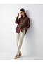 Brown Striped Women's Shirt from Güli̇s Gi̇yi̇m - 4