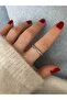 Limited Edition - Single Stone Minimal Bottom Adjustable Women's Ring - 2