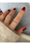 Limited Edition - Single Stone Minimal Bottom Adjustable Women's Ring - 5