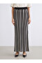 Timeless Clothing & Timeless Choices Striped Skirt with Drawstring Waist - 3