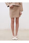 Timeless Clothing & Timeless Choices Slim Fit Suede Mini Skirt - 2