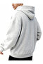 Unisex Gray Hooded Sweatshirt with Divini Print - 2