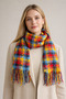 Tasseled Scarf Women's Soft Textured Soft Shawl - Winter Colorful - 2
