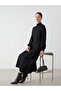 Esvab • Modern & Distinctive Stand Collar Textured Dress - 2