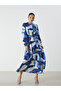 Crew Neck Print Dress - 2