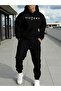 Men's Bottom-Up Set Victory Print Design Hooded Sweatshirt