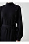 Esvab • Modern & Distinctive Stand Collar Textured Dress - 3