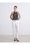 Esvab • Modern & Distinctive Halter Roba Collar Polka Dot Blouse - 2