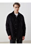 Comfortable Fit Gabardine Men's Shirt Jacket