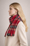 Plaid Scarf Square Patterned Women's Shoulder Shawl - Soft Textured Winter Women's - 3