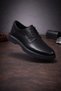 Akmanlar Shoes Men's Genuine Leather Stylish Classic Shoes – Black