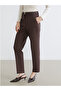 M1 Season Brown Women's Cigarette Pants, Pack of Belt - 4