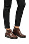 Brown Genuine Leather Women's Boots Z406 Z - 3