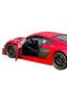 Motormax 1:24 Audi R8 Lms Gt3 Diecast Model Car Licensed - Red Metal Collectible Toy - 5