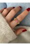 Limited Edition - Colorful Stone Bottom Adjustable Women's Ring - 3