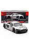 Motormax 1:24 Audi R8 Lms Gt3 Diecast Model Car Licensed - Silver Grey Metal Collectible Toy - 2