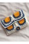 Hand Knitted Motif Heart Book Cover - 4
