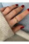 Limited Edition - Minimal Zircon Stone Bottom Adjustable Women's Ring - 5