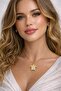 Women's Steel Stone Turtle Necklace Does Not Fade - 4