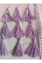 Purple Color 9 Pieces Tassel Fringe - 2