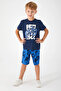 Father Son Bermuda Set - Dark Blue - 2