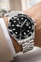 Steel Cord&Case Calendar Men's Wristwatch Wrist Bracelet Gift Silver-Black Zmdk1212 - 3