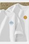 Cute Cloud and Sun Printed Premium Oversize T-Shirt Couple Combination Set of 2