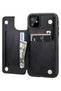 Iphone 11 Black Card Holder Case Smart Luxury Case with Wallet