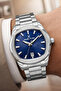 Steel Cord&Case Calendar Men's Wristwatch Wrist Bracelet Gift Silver-Blue Zmdk1213 - 3