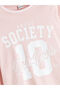 Esvab • Modern & Distinctive Zero Roba Collar New York Printed Girls' T-Shirt - 2