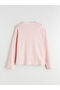Esvab • Modern & Distinctive Zero Roba Collar New York Printed Girls' T-Shirt - 3