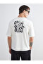 Nevavm Oval Collar Printed Combed Cotton Men's T-Shirt