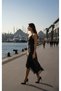 Satin Asymmetric Cut-Out Lace Detail Thin Adjustable Straps Mini Evening Stylish Event Dress - 4