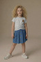 Girl's Summer Set Cotton Short Sleeve Top and Bottom