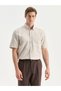 Timeless Clothing & Timeless Choices Standard Fit Short Sleeve Linen Look Men's Shirt