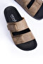 Duster Men's Nubuck Look Double-Strapped Adjustable Velcro Anatomical Sole Daily Slippers - 3