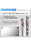 MacBook Air 13.6" M2 M3 M4 A2681 A3113 A3240 Compatible Transparent Cover Protective Case Glossy Design - 4