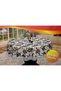 Luxury Pvc Coated Wipeable Waterproof Transparent Oilcloth Round Tablecloth 150cm