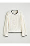 Esvab • Modern & Distinctive Zero Roba Collar Embroidered Girls' Knit Sweater - 2