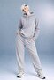 Women's Hooded Sweatshirt with Fleece Inside - 3