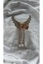 Stone Angel Wing Clasp with Pearl Pendant - Pearl Dangle Series - 5