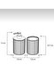 2-Piece Nostalgia Set Liquid Soap Dispenser Toothbrush Holder Bathroom Soap Dispenser - 3
