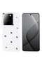 Tecno Spark 20 Pro 5g Case Glitter Transparent Pole Cover with Airbag Design - 5