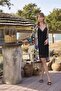 Leaf Patterned Lace and Low-Cut Dressing Gown Set - Ssssss8666-3777 - 2