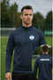 Argentina Argentina Half-Zippered Diver Fabric Sweatshirt Top - 2