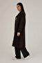 Women's Shawl Collar Angora Textured Long Cardigan - 2