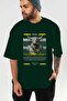 Minotaur 2 Mythology Front Printed Green Oversized T-Shirt Men Women Cotton Crew Neck Tshirt - 6