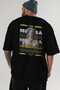 Medusa 3 Mythology Back Printed Black Oversize T-Shirt Men Women Cotton Crew Neck Tshirt - 6